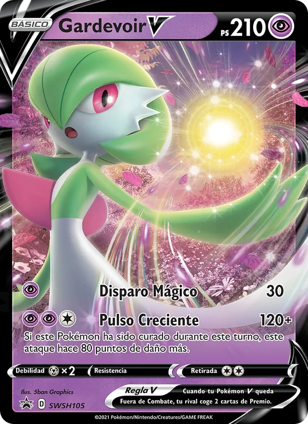 Gardevoir V Cartas de promoción ESES SWSH105/307