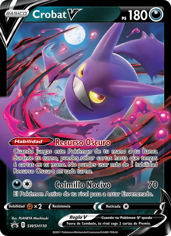 Crobat V Cartas de promoción ESES SWSH110/307