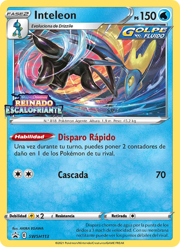 Inteleon Cartas de promoción ESES SWSH113/307