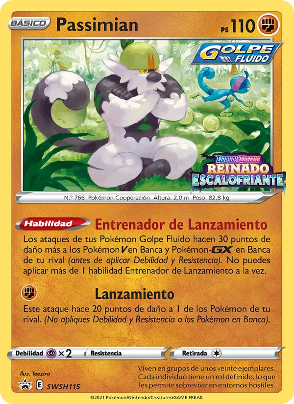 Passimian Cartas de promoción ESES SWSH115/307