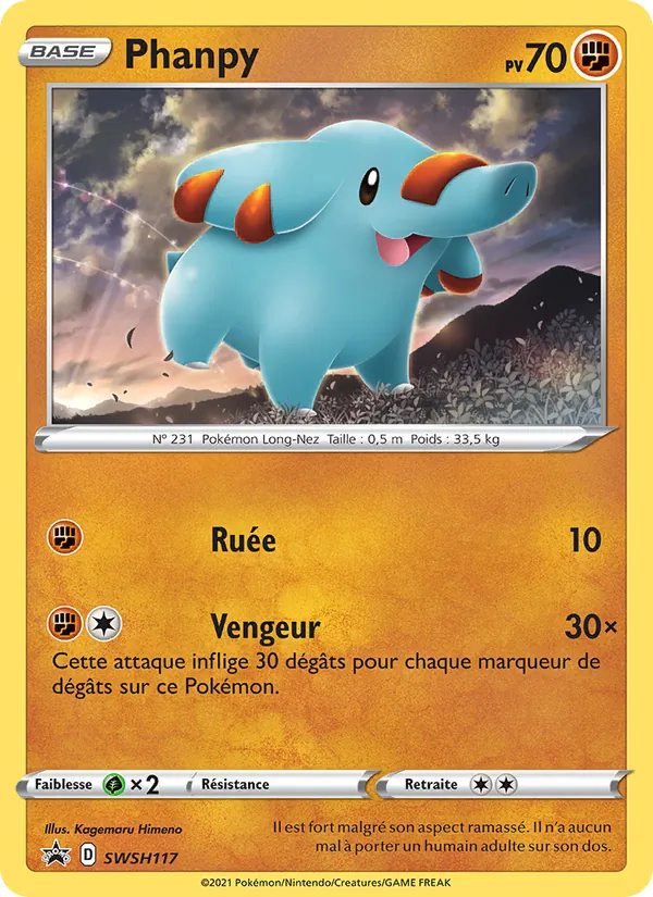 Phanpy Promo SWSH SWSH117/307