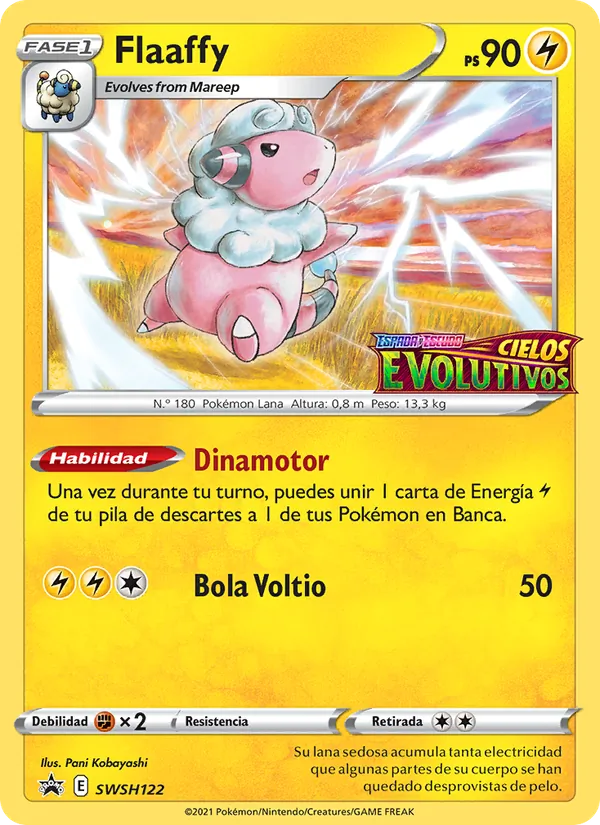 Flaaffy Cartas de promoción ESES SWSH122/307
