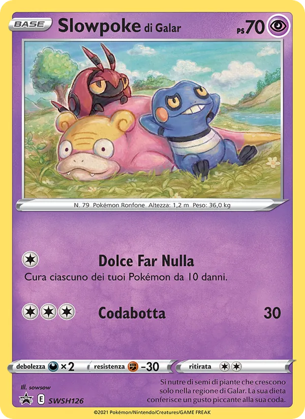 Slowpoke di Galar SPSC Promo SWSH126/307