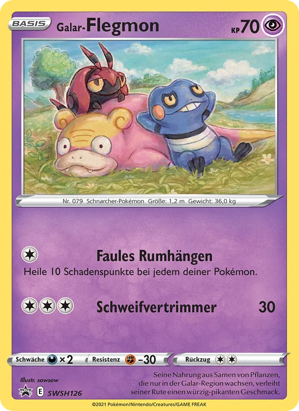 Galar-Flegmon SCSC Promokarten SWSH126/307