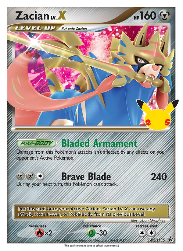 Zacian ESES Promos SWSH135/307