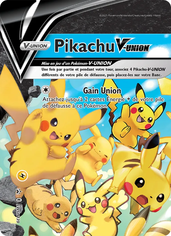 Pikachu V-UNION Promo SWSH SWSH139/307