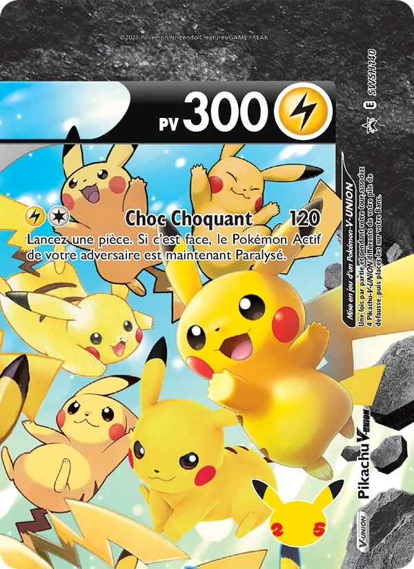 Pikachu V-UNION Promo SWSH SWSH140/307