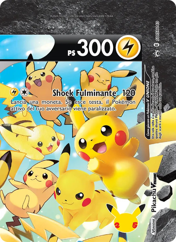 Pikachu V UNIONE SPSC Promo SWSH140/307