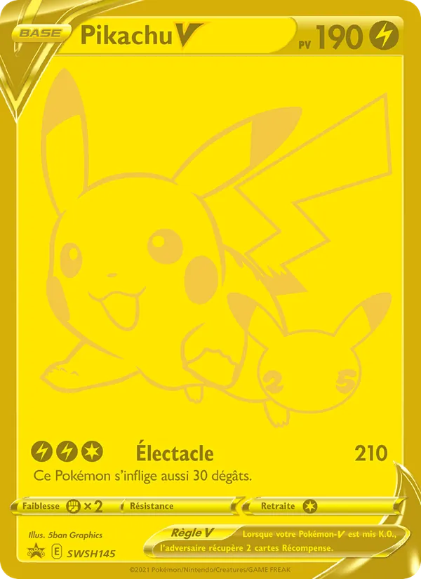 Pikachu V Promo SWSH SWSH145/307