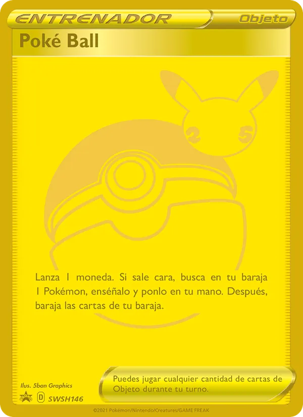 Poké Ball Cartas de promoción ESES SWSH146/307