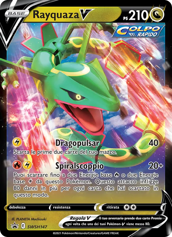 Rayquaza V SPSC Promo SWSH147/307