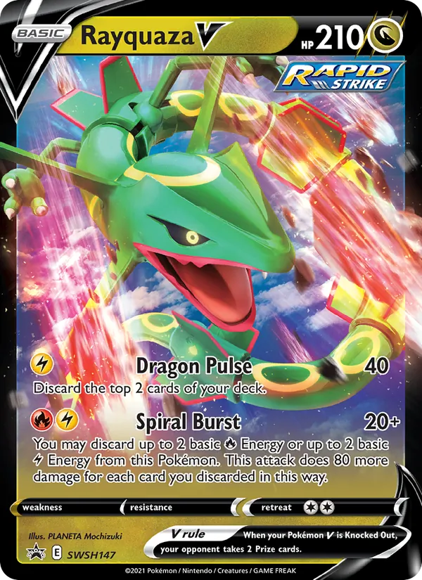 Rayquaza V ESES Promos SWSH147/307
