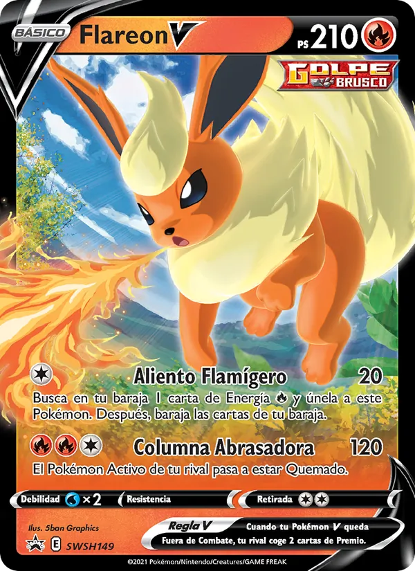 Flareon V Cartas de promoción ESES SWSH149/307