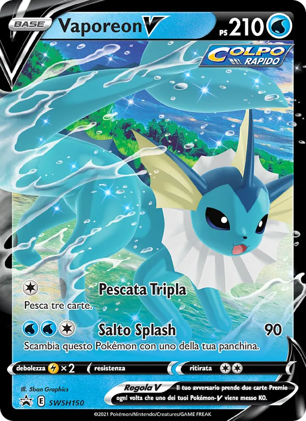 Vaporeon V SPSC Promo SWSH150/307