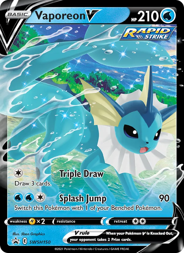 Vaporeon V ESES Promos SWSH150/307
