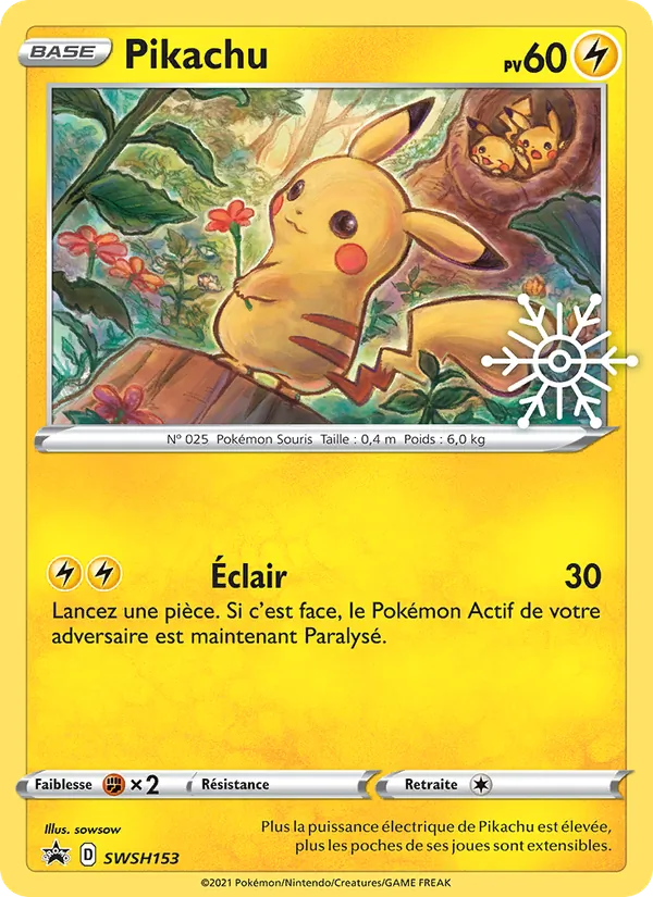 Pikachu Promo SWSH SWSH153/307