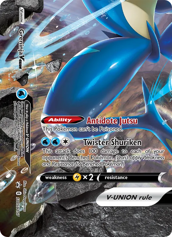 Greninja V-UNIÃO ESES Promos SWSH157/307