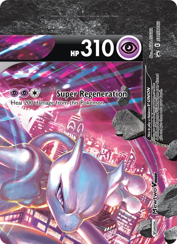 Mewtwo V-UNIÃO ESES Promos SWSH160/307