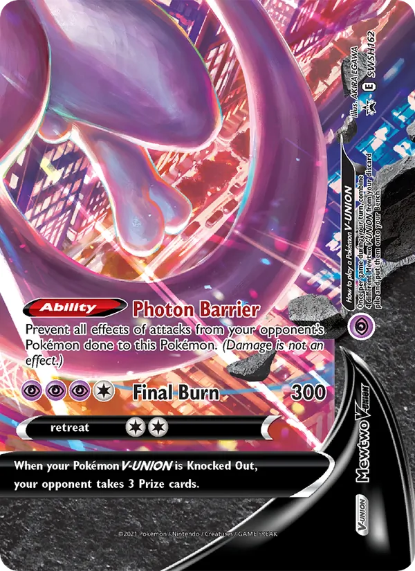 Mewtwo V-UNIÃO ESES Promos SWSH162/307