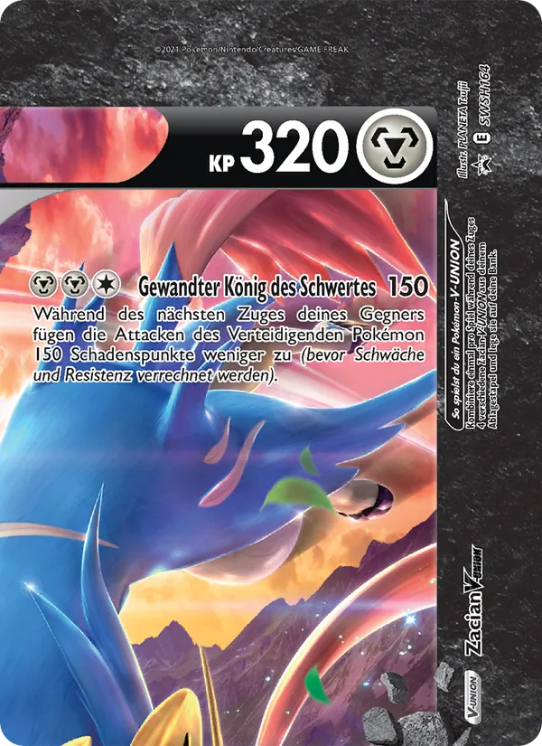 Zacian V-UNION SCSC Promokarten SWSH164/307
