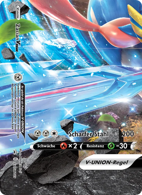 Zacian V-UNION SCSC Promokarten SWSH165/307