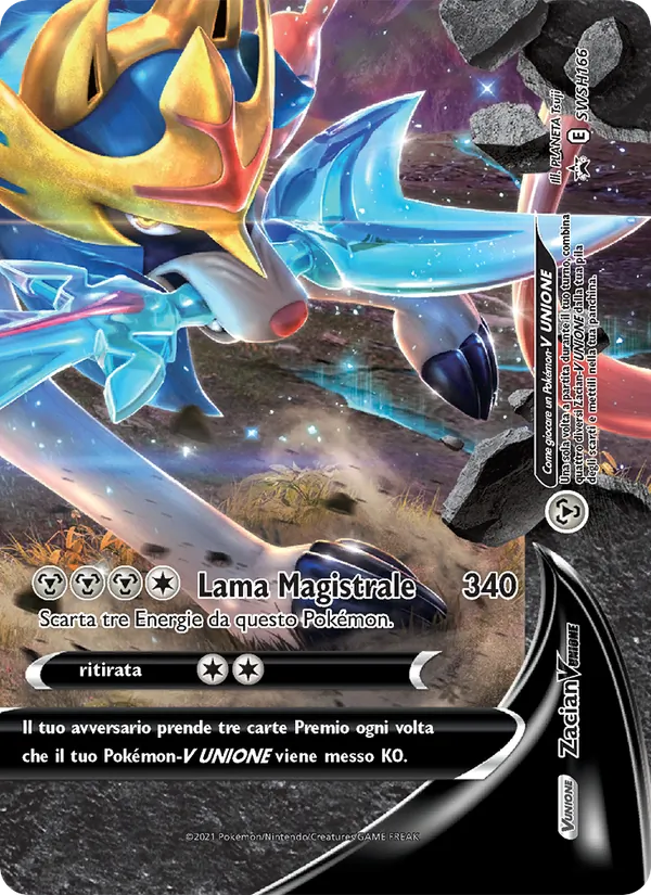 Zacian V UNIONE SPSC Promo SWSH166/307