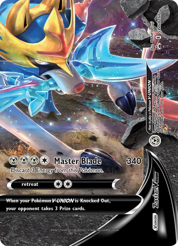 Zacian V-UNIÃO ESES Promos SWSH166/307