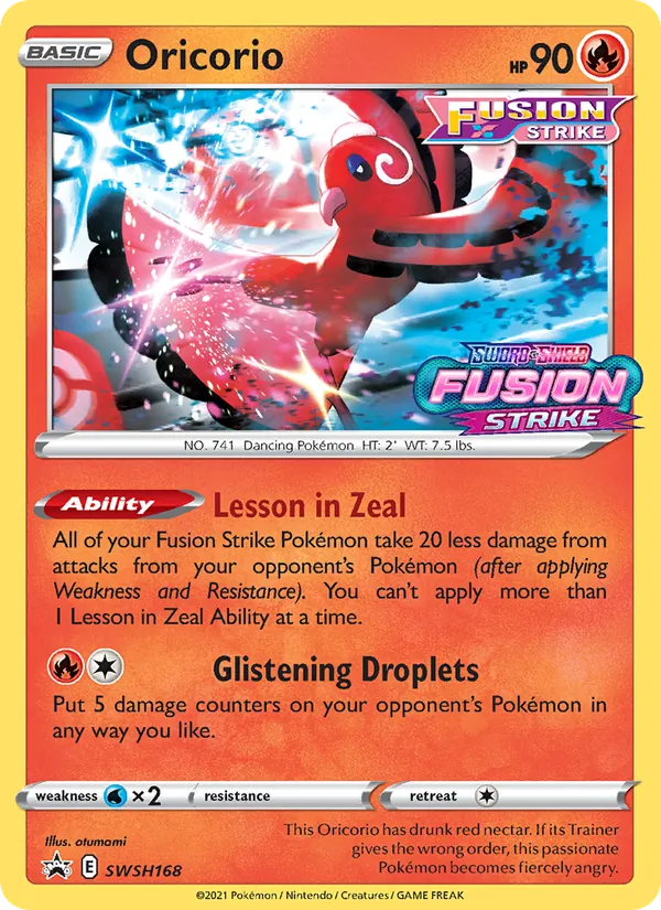 Oricorio ESES Promos SWSH168/307