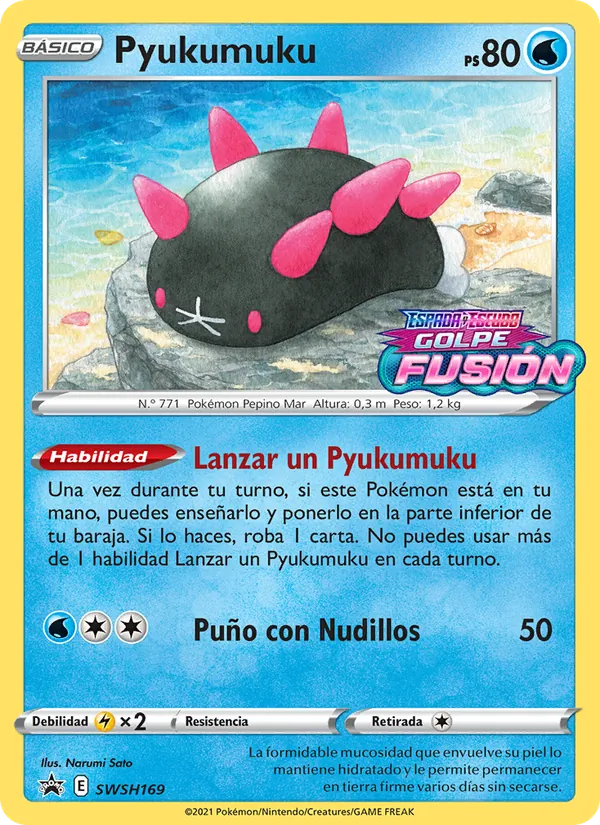 Pyukumuku Cartas de promoción ESES SWSH169/307