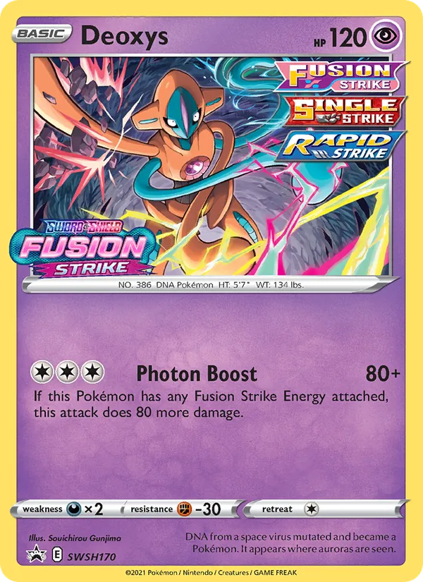 Deoxys SWSH Black Star Promos SWSH170/307