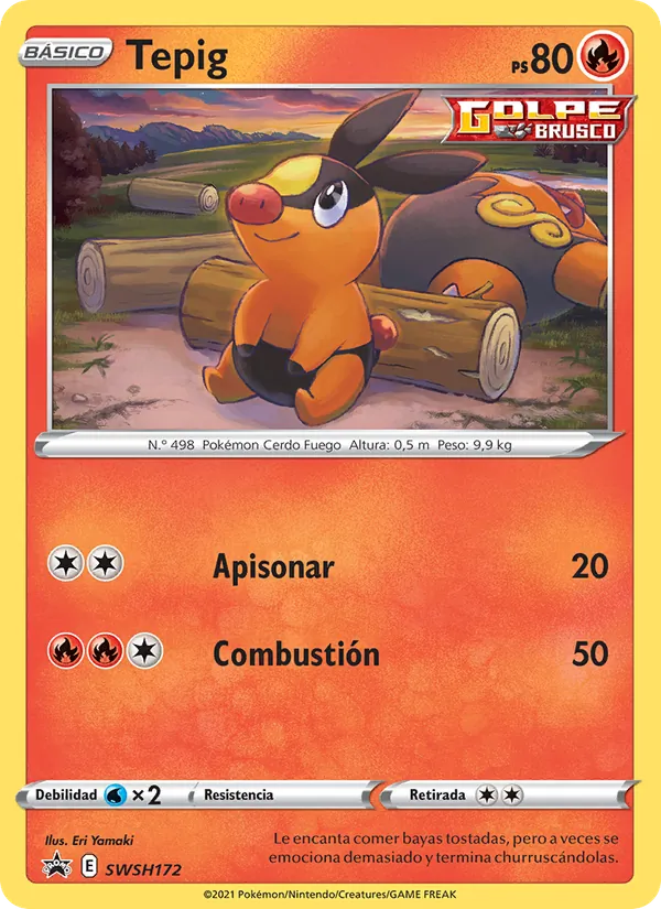 Tepig Cartas de promoción ESES SWSH172/307