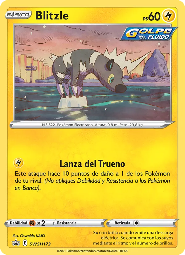 Blitzle Cartas de promoción ESES SWSH173/307