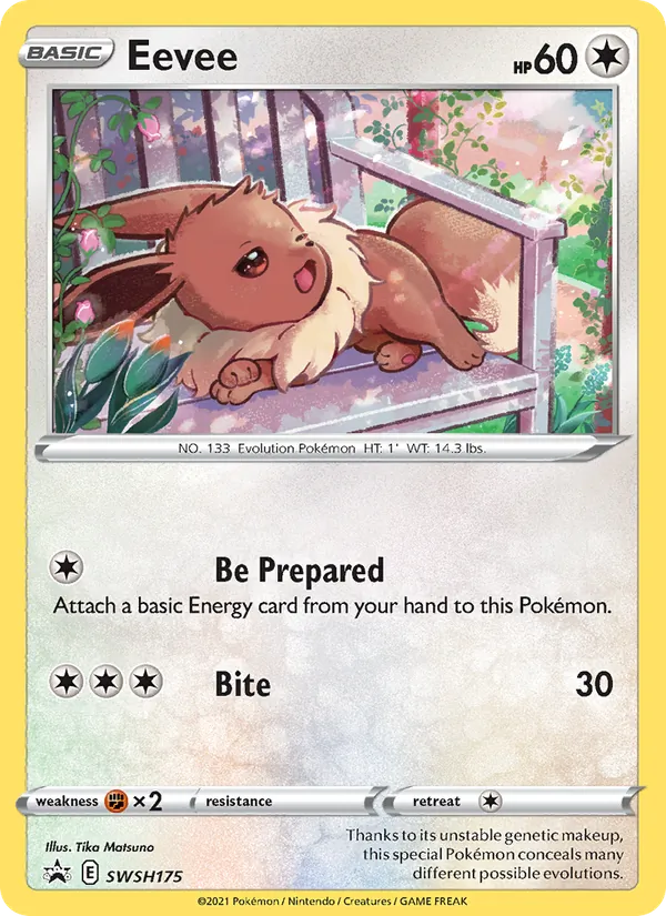 Eevee SWSH Black Star Promos SWSH175/307