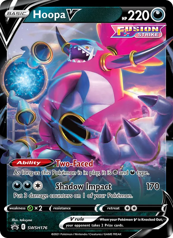 Hoopa V SWSH Black Star Promos SWSH176/307
