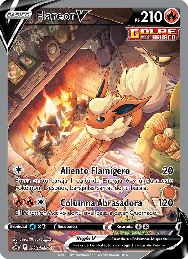 Flareon V Cartas de promoción ESES SWSH179/307