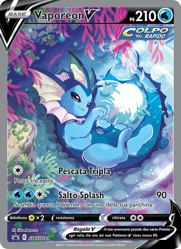 Vaporeon V SPSC Promo SWSH181/307