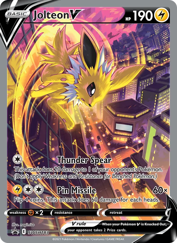 Jolteon V ESES Promos SWSH183/307