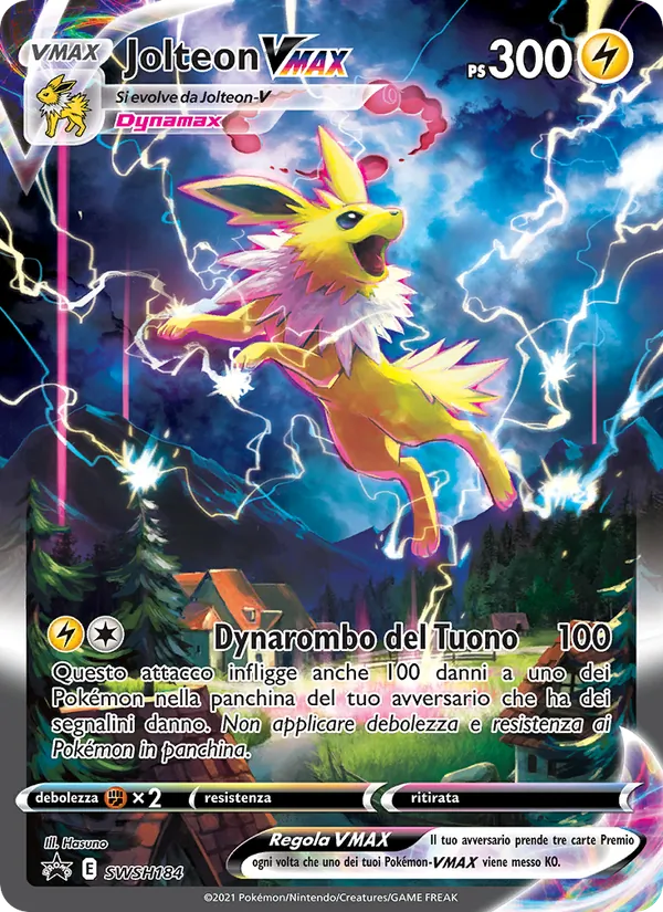 Jolteon VMAX SPSC Promo SWSH184/307