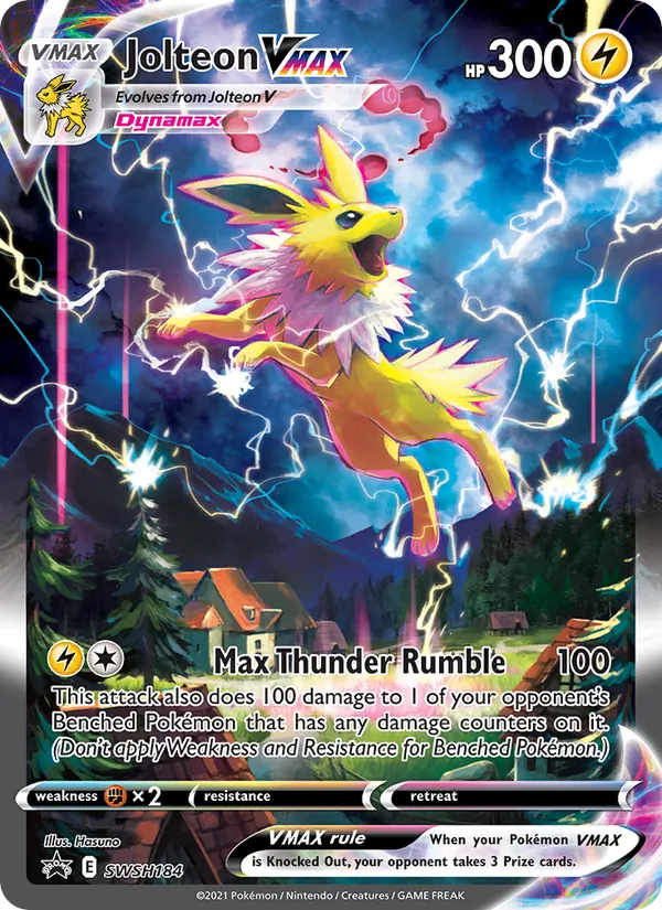 Jolteon VMAX ESES Promos SWSH184/307