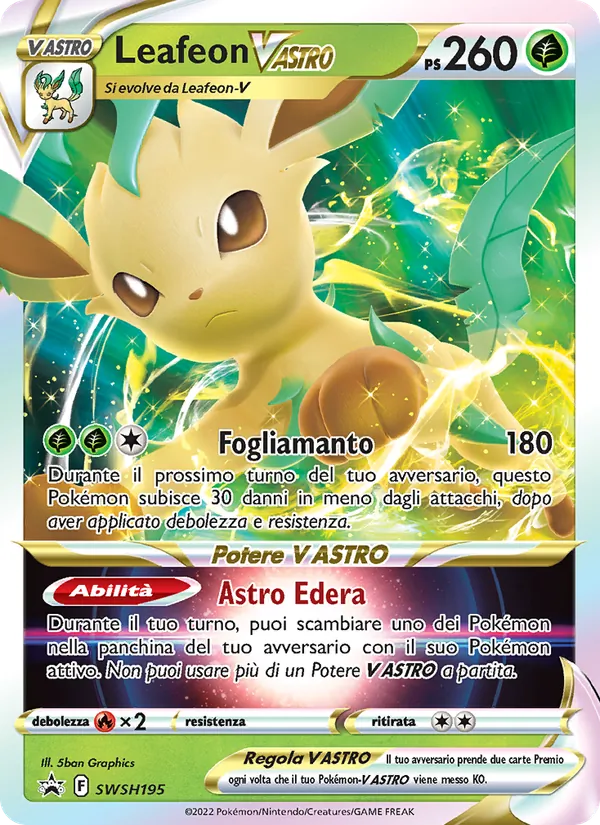 Leafeon V ASTRO SPSC Promo SWSH195/307
