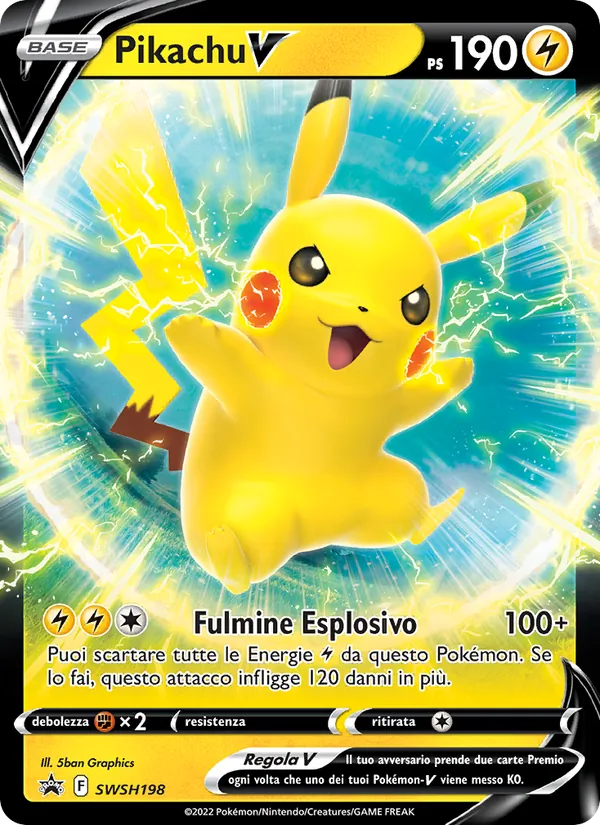 Pikachu V SPSC Promo SWSH198/307