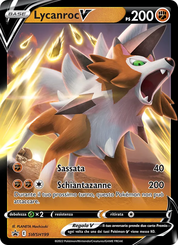 Lycanroc V SPSC Promo SWSH199/307