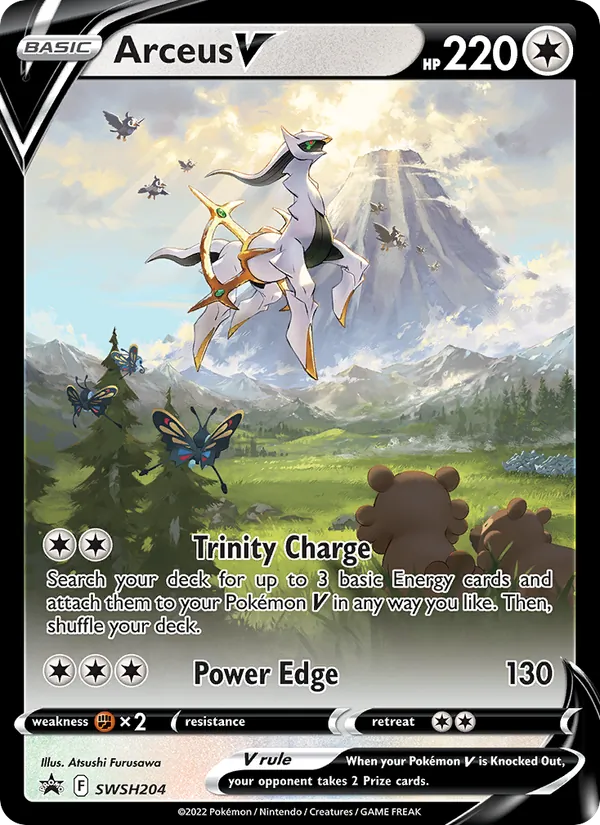 Arceus V SCSC Promokarten SWSH204/307