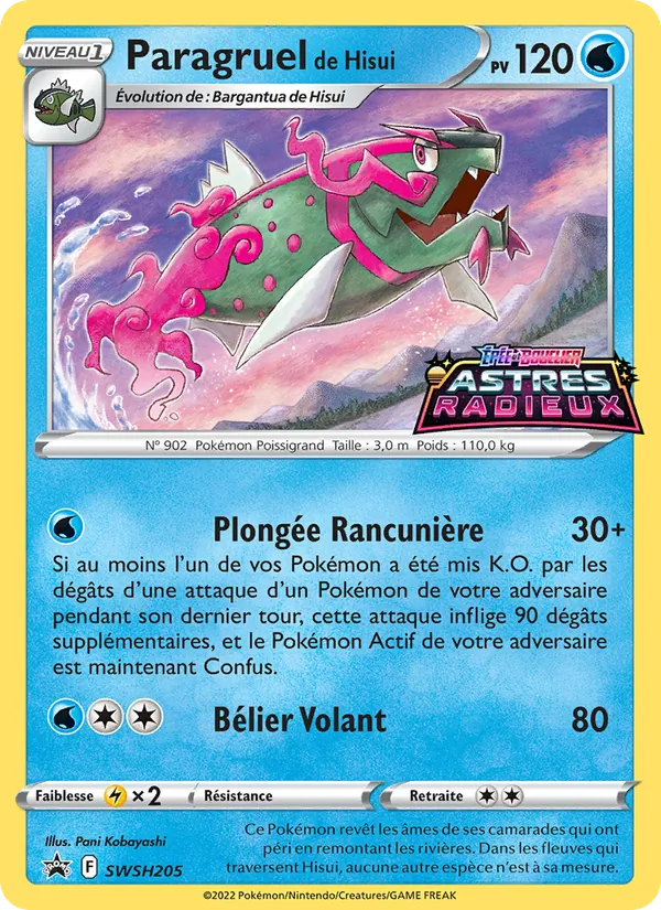 Paragruel de Hisui Promo SWSH SWSH205/307