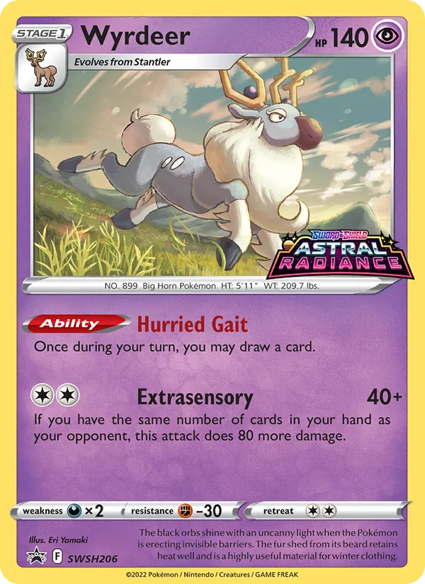Wyrdeer ESES Promos SWSH206/307