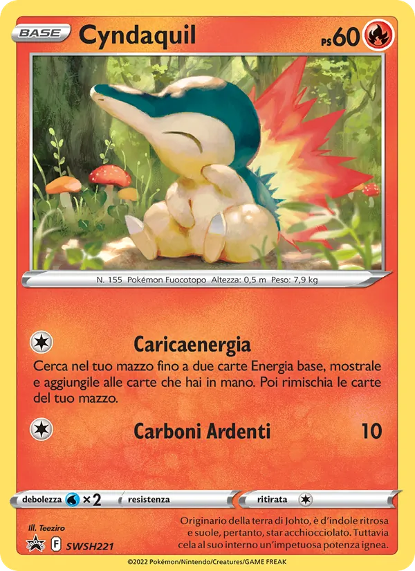 Cyndaquil SPSC Promo SWSH221/307