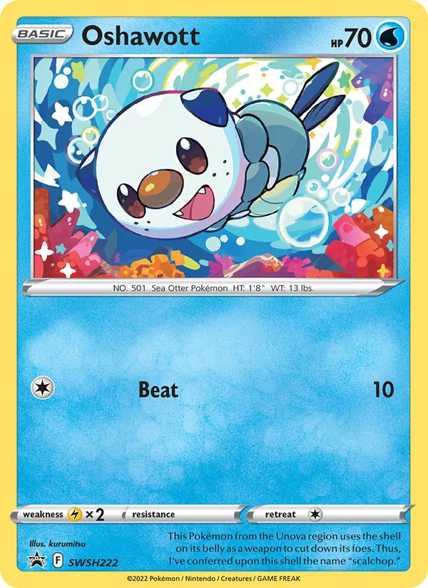 Oshawott ESES Promos SWSH222/307