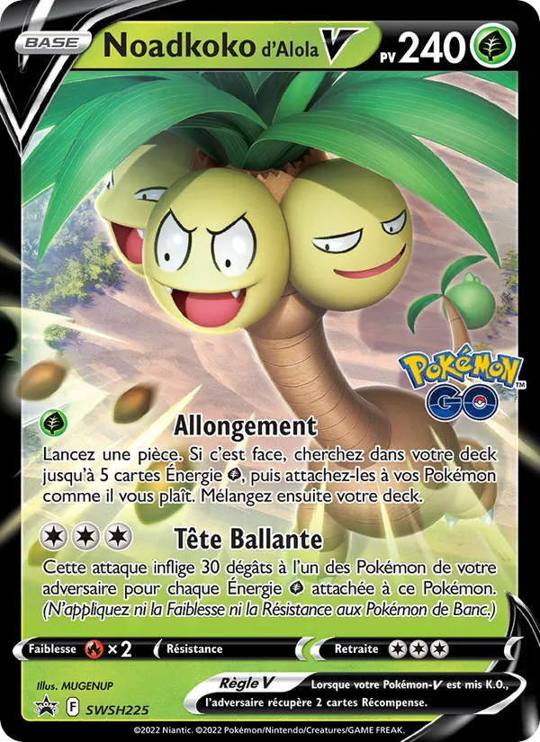 Noadkoko d'Alola V Promo SWSH SWSH225/307