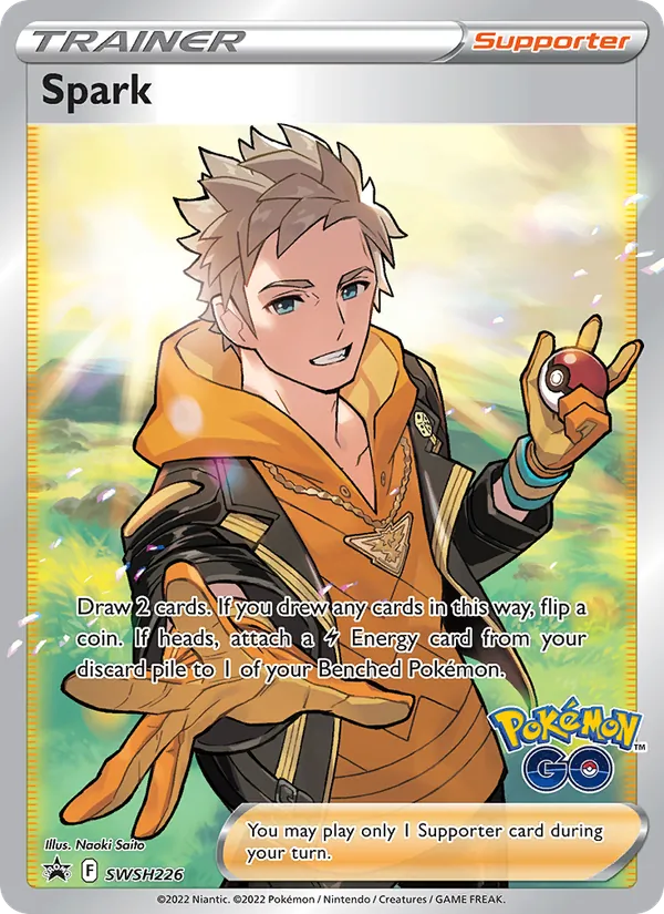 Líder de Equipo Spark Cartas de promoción ESES SWSH226/307