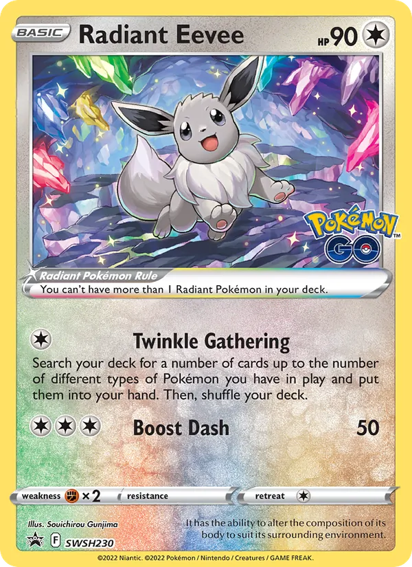 Eevee Radiante ESES Promos SWSH230/307